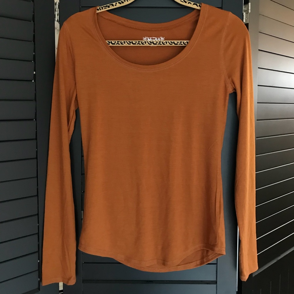 Burnt Orange Mudd Top 🍂